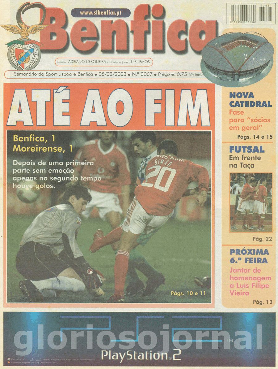 jornal o benfica 3067 2003-02-05